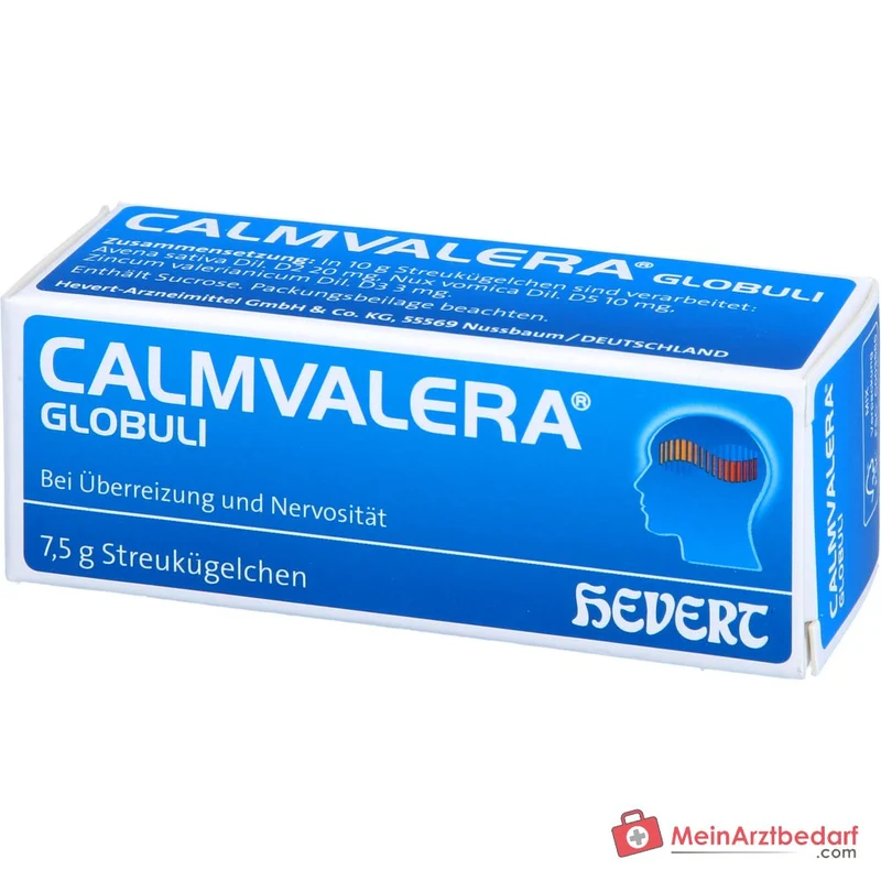 Calmvalera Globuli Avena sativa D2, Nux vomica D5, Zincum valerianicum D3 7,5 g
