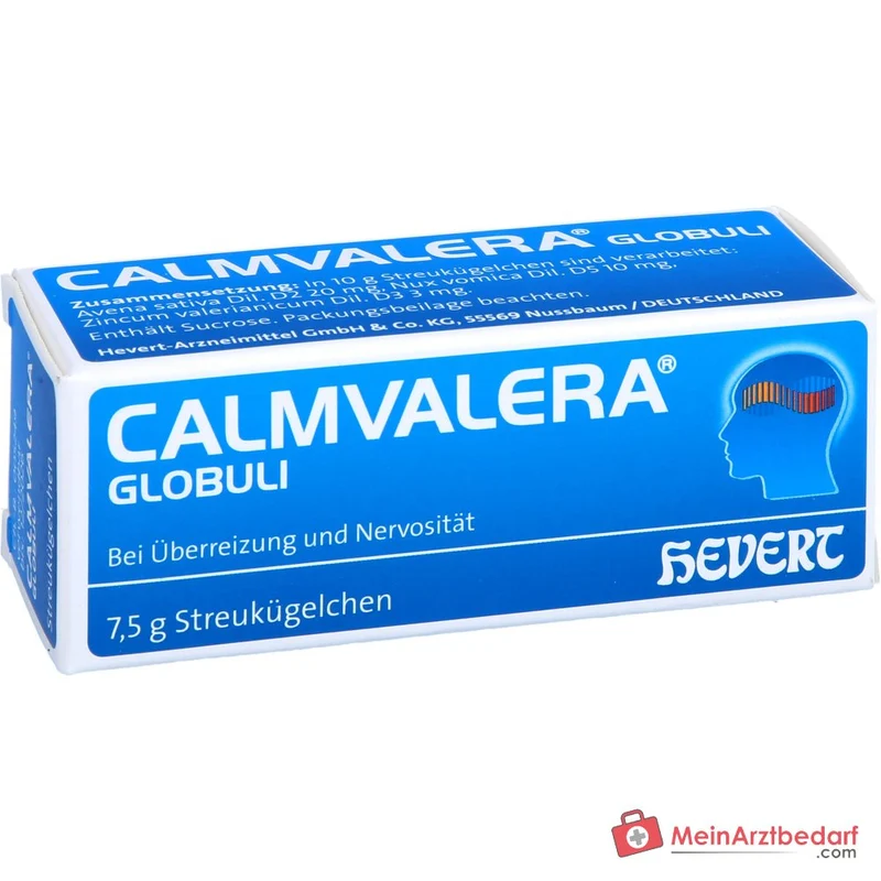 Calmvalera Globuli Avena sativa D2, Nux vomica D5, Zincum valerianicum D3 7,5 g