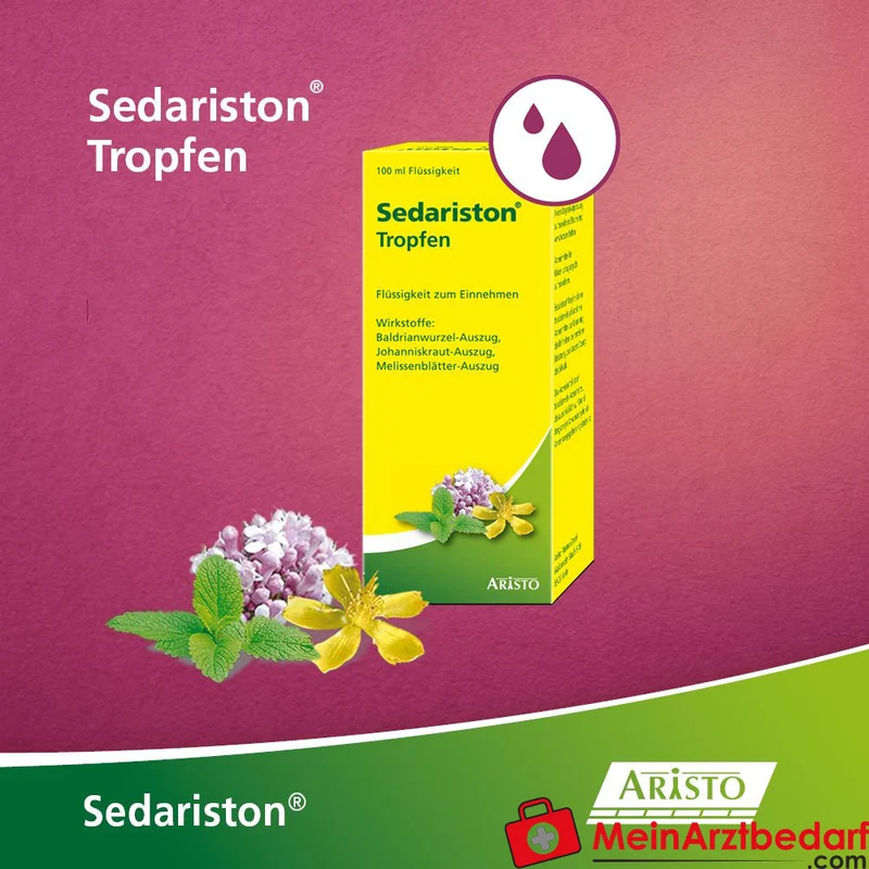 Sedariston Tropfen Baldrian Johanniskraut Melisse Extrakte 20 ml
