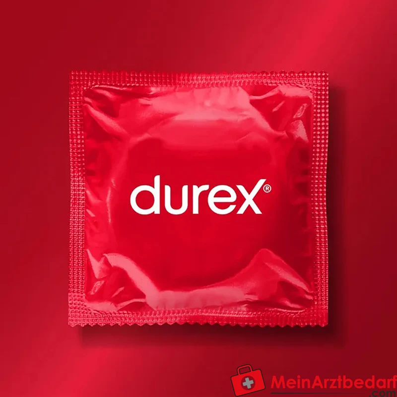 Durex Gefühlsecht Kondome extra dünn aus Naturkautschuklatex 56 mm Reservoir 195 mm