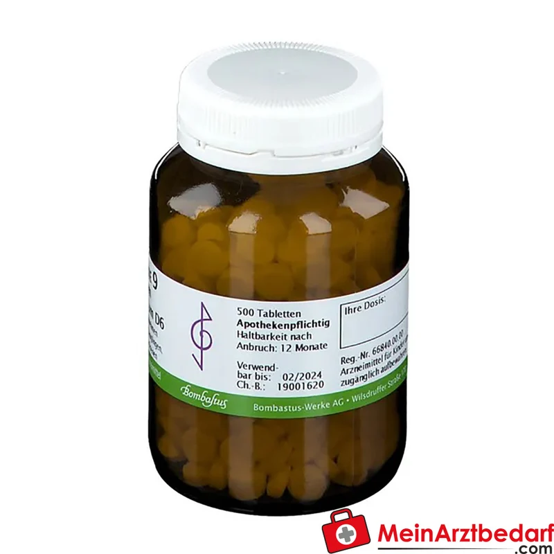 Bombastus Biochemie Biochemie 9 Natrium phosphoricum D6 250 mg Tabletten