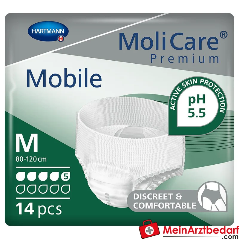MoliCare Premium Mobile 5 Tropfen Inkontinenz-Pants Größe M