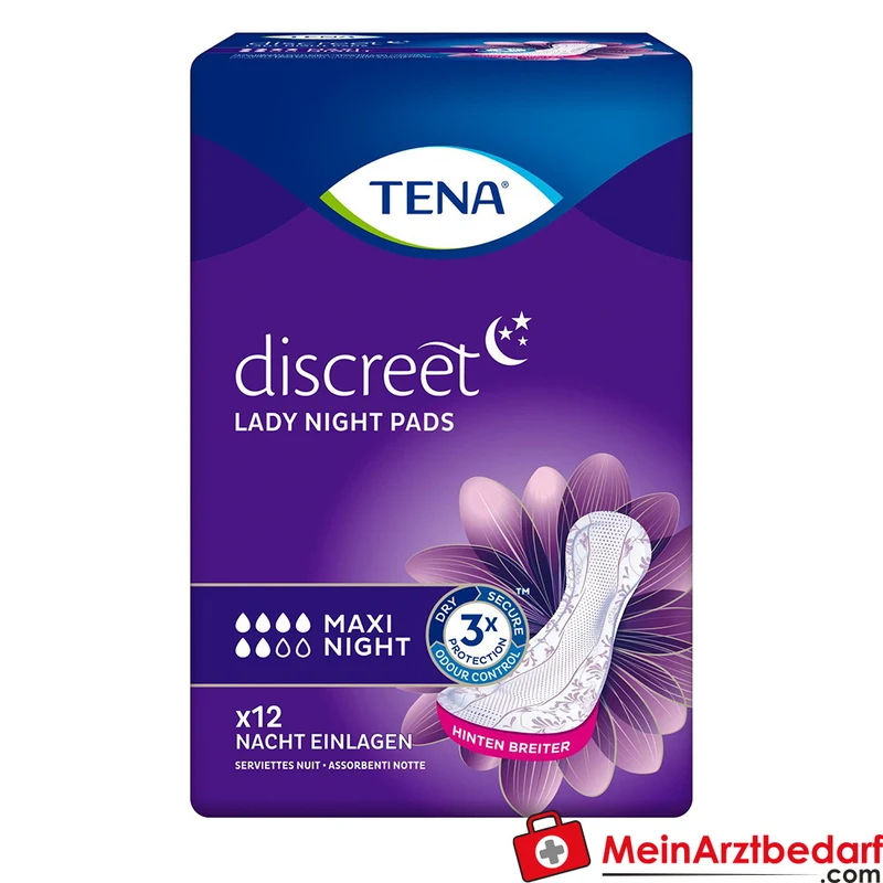 TENA Lady Discreet Maxi Night Inkontinenz-Einlagen verlängert