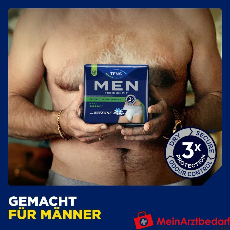 TENA Men Premium Fit Inkontinenz-Pants Maxi S/M, 48 St. (4x12 St.)