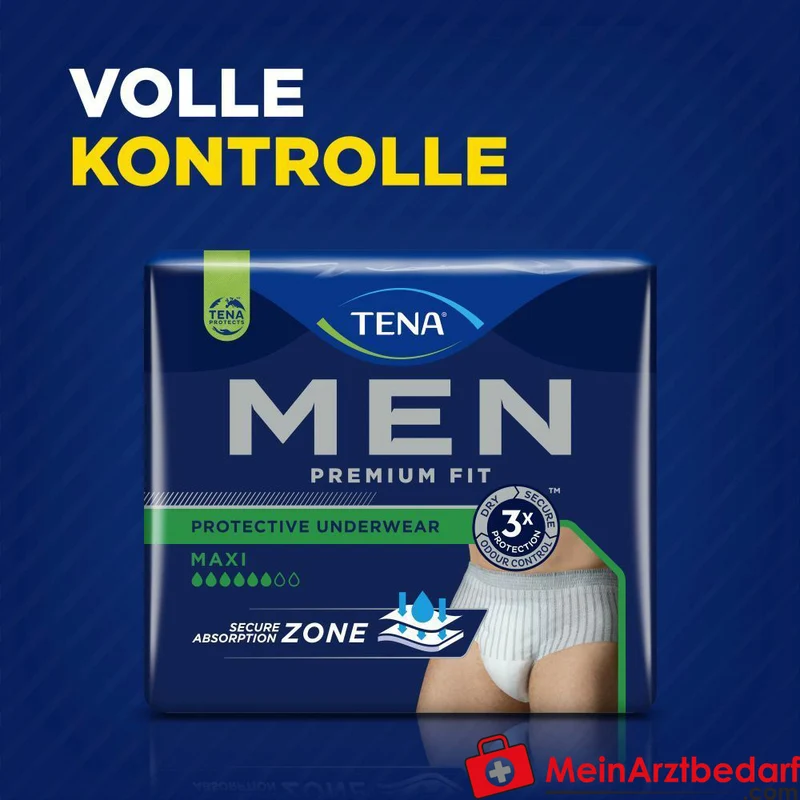 TENA Men Premium Fit Inkontinenz-Pants Maxi S/M, 48 St. (4x12 St.)