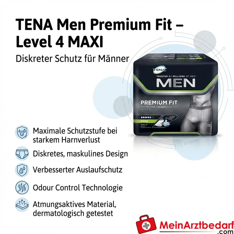 TENA Men Premium Fit Einweg-Pants Level 4 Größe M