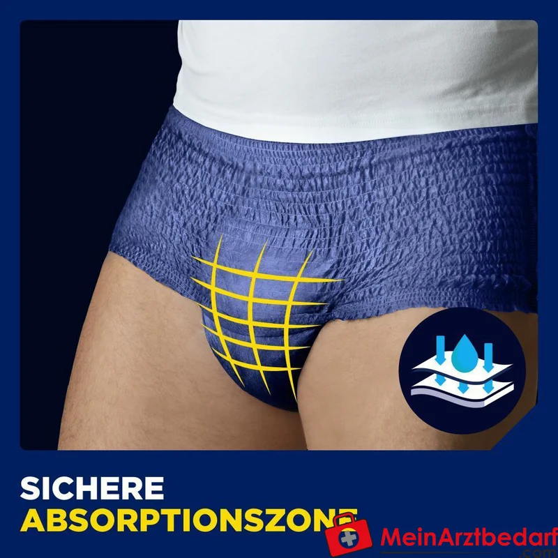 TENA Men Active Fit Pants Plus Einweghose S/M blau 48 Stück (4x12)