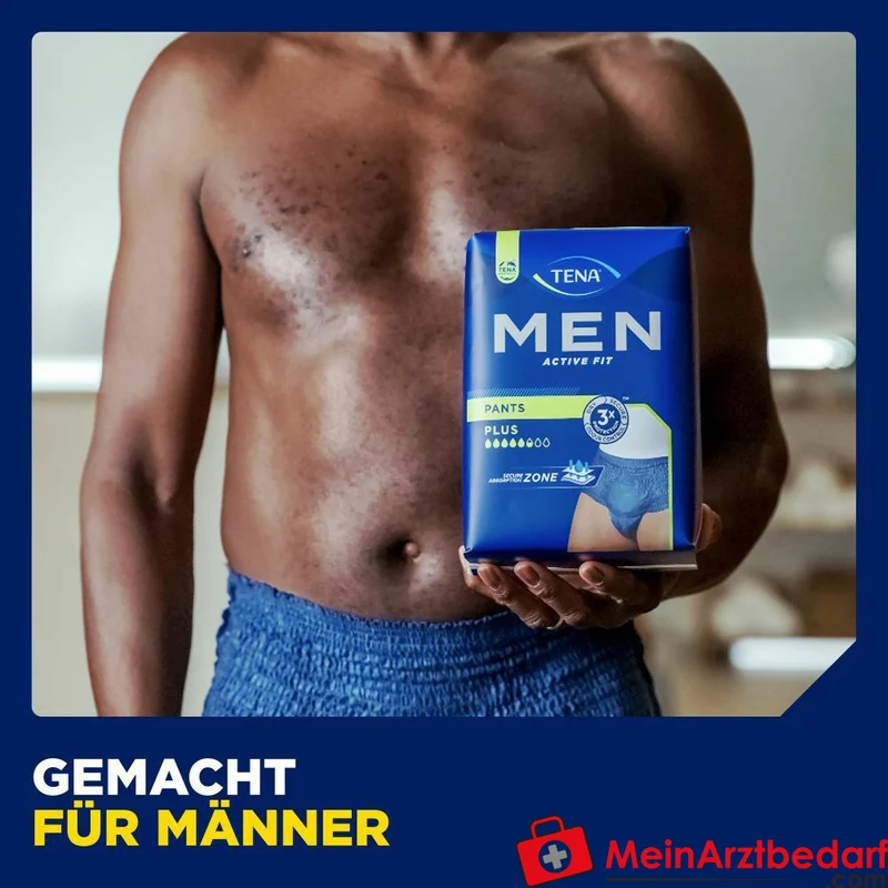 TENA Men Active Fit Pants Plus Saugstärke 5,5 Einmalhosen L/XL blau