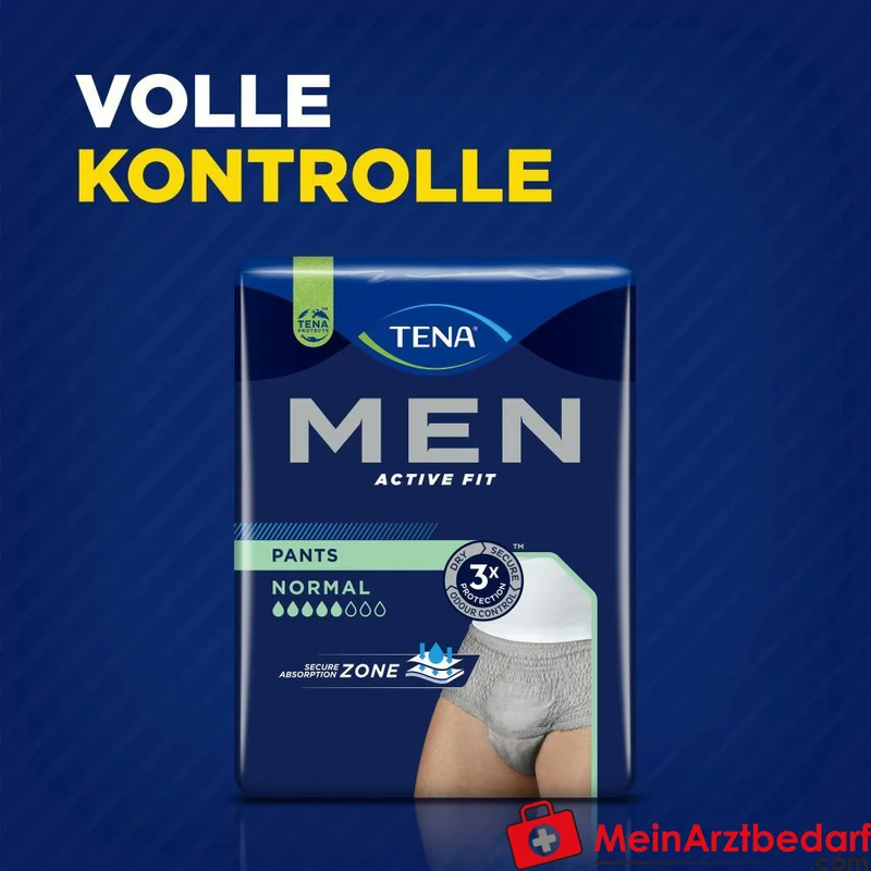 TENA Men Active Fit Pants Normal Einweg-Pants S/M grau