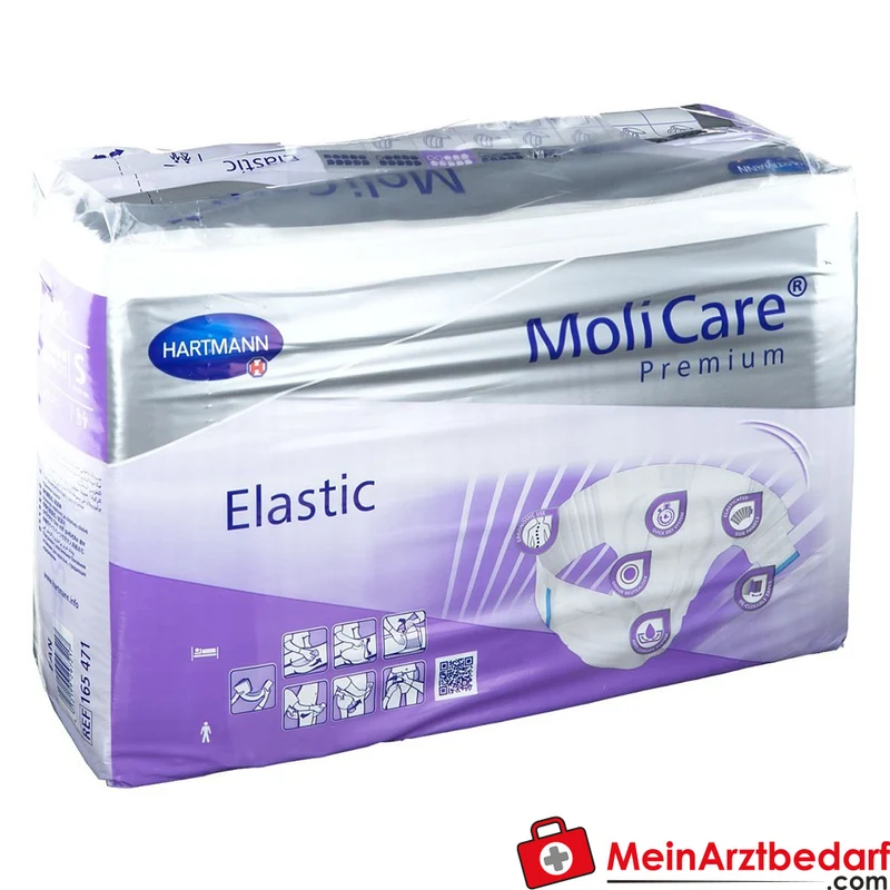 MoliCare Premium Elastic Inkontinenz-Slip 8 Tropfen Größe S (70–90 cm)