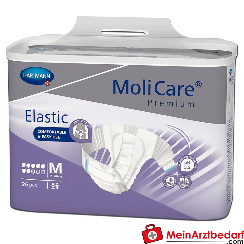 MoliCare Premium Elastic 8 Tropfen Inkontinenz-Slip Größe M