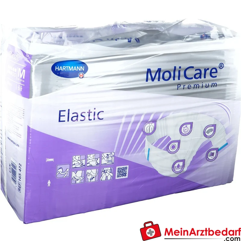 MoliCare Premium Elastic 8 Tropfen Inkontinenz-Slip Größe M