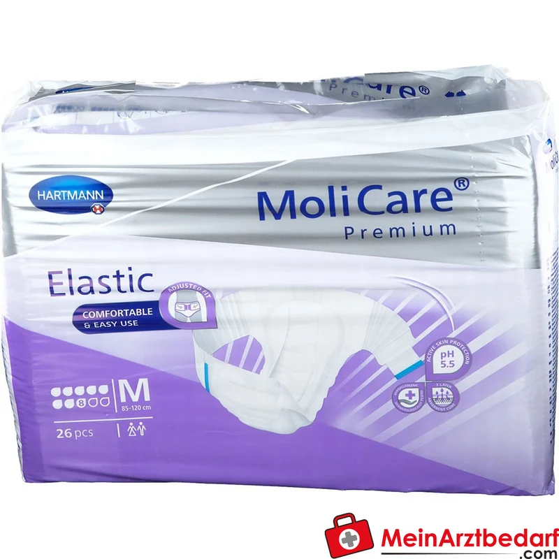 MoliCare Premium Elastic 8 Tropfen Inkontinenz-Slip Größe M
