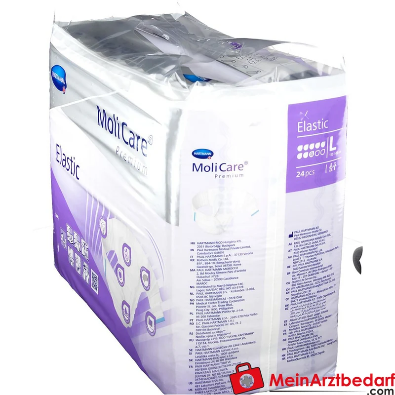 MoliCare Premium Elastic Slip 8 Tropfen Inkontinenz-Slip Gr. L 72 St.