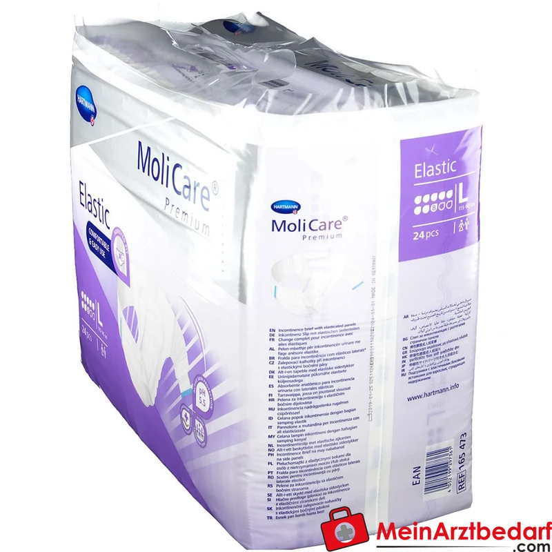 MoliCare Premium Elastic Slip 8 Tropfen Inkontinenz-Slip Gr. L 72 St.