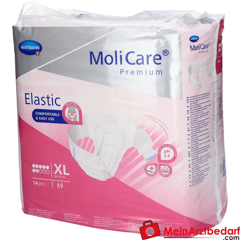 MoliCare Premium Elastic Slip 7 Tropfen Gr. XL Inkontinenzslip 14 Stück