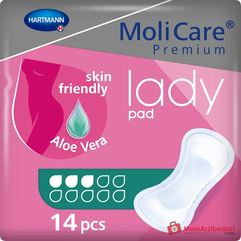 Hartmann MoliCare Premium lady pad 3 Tropfen Inkontinenzeinlagen, 168 Stück
