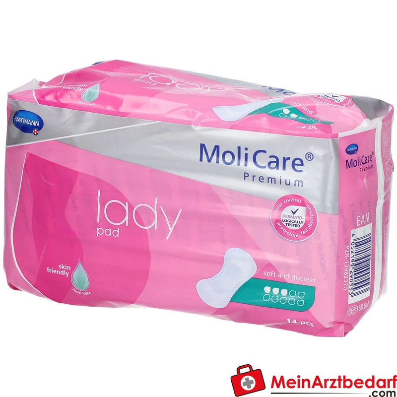 Hartmann MoliCare Premium lady pad 3 Tropfen Inkontinenzeinlagen, 168 Stück