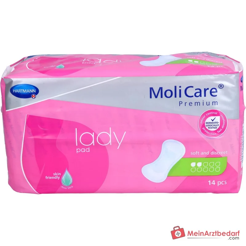 Hartmann MoliCare Premium lady pad 2 Tropfen Inkontinenzeinlagen, 252 St.