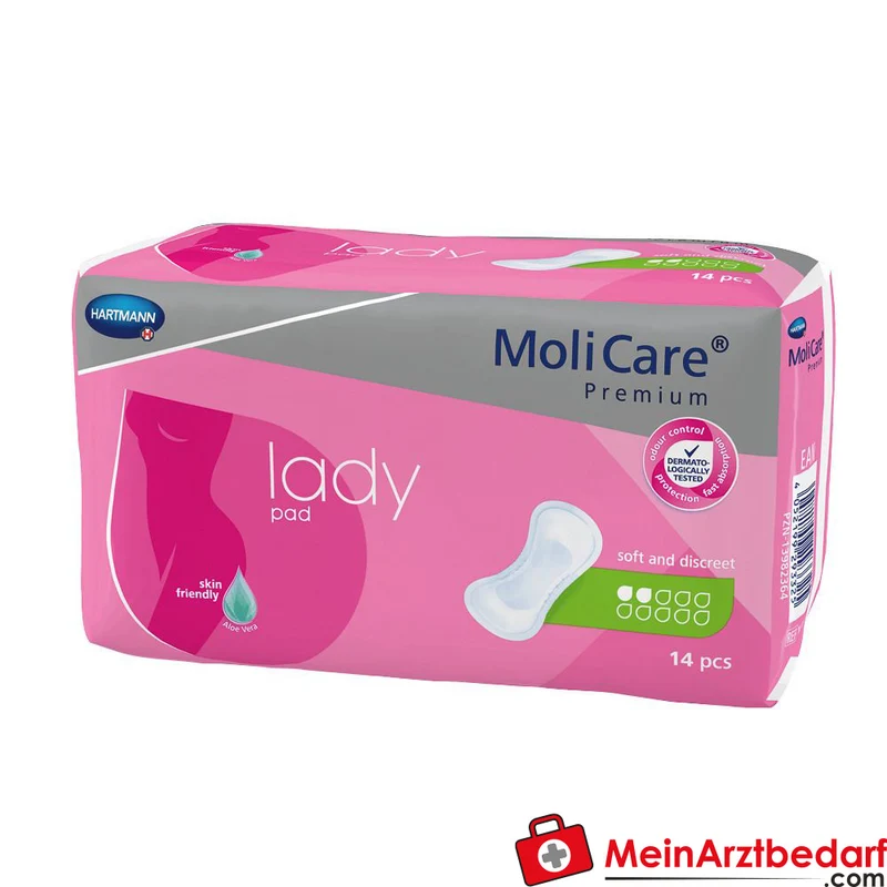Hartmann MoliCare Premium lady pad 2 Tropfen Inkontinenzeinlagen, 252 St.