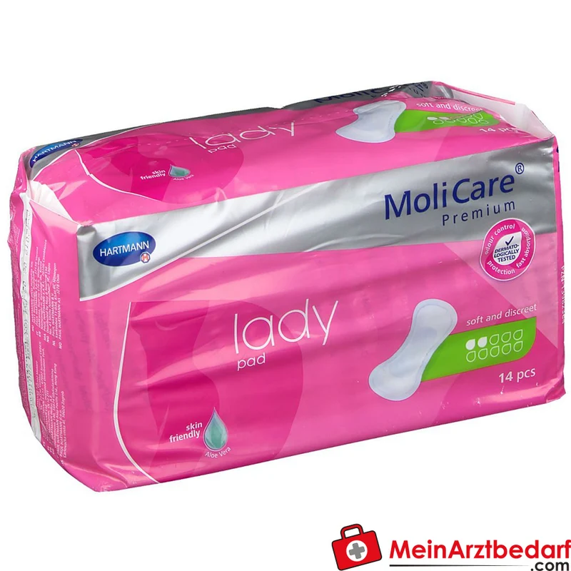 Hartmann MoliCare Premium lady pad 2 Tropfen Inkontinenzeinlagen, 252 St.