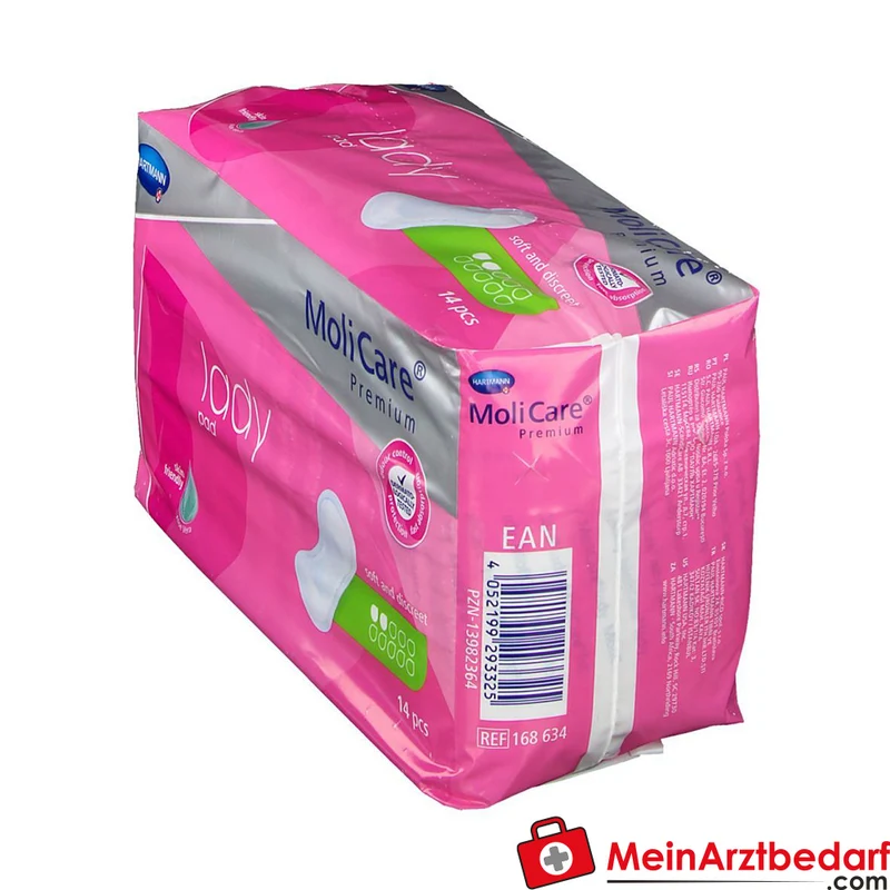 Hartmann MoliCare Premium lady pad 2 Tropfen Inkontinenzeinlagen, 252 St.