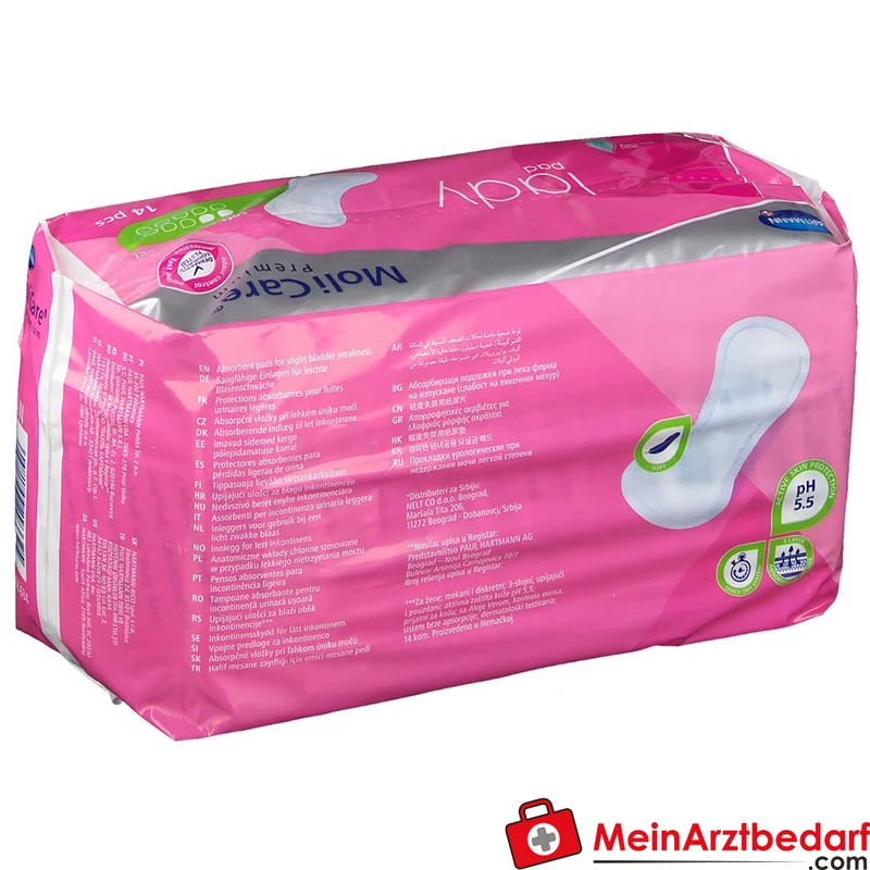 Hartmann MoliCare Premium lady pad 2 Tropfen Inkontinenzeinlagen, 252 St.