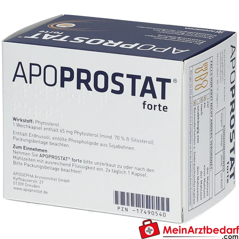 APOPROSTAT forte Phytosterole Weichkapseln 30 Stück