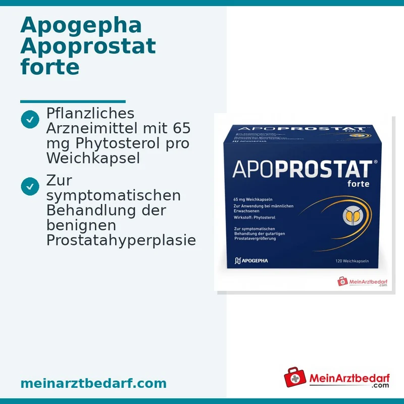 APOPROSTAT forte Phytosterole Weichkapseln 30 Stück