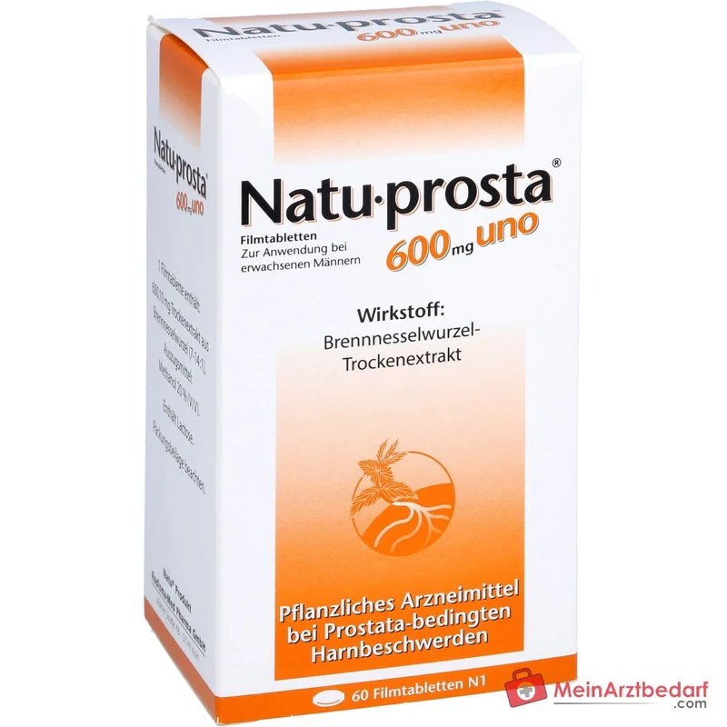 Rodisma-Med Natuprosta 600 mg uno Brennnesselwurzel-Trockenextrakt Filmtabletten, 100 St.