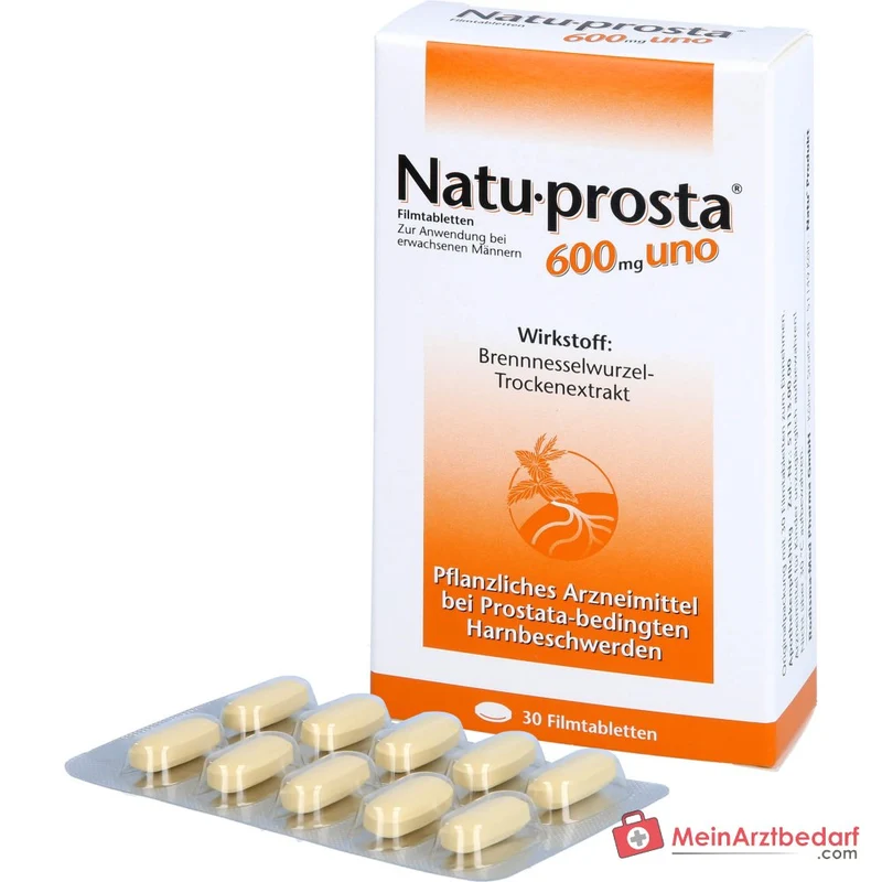 Rodisma-Med Natuprosta 600 mg uno Brennnesselwurzel-Trockenextrakt Filmtabletten, 100 St.
