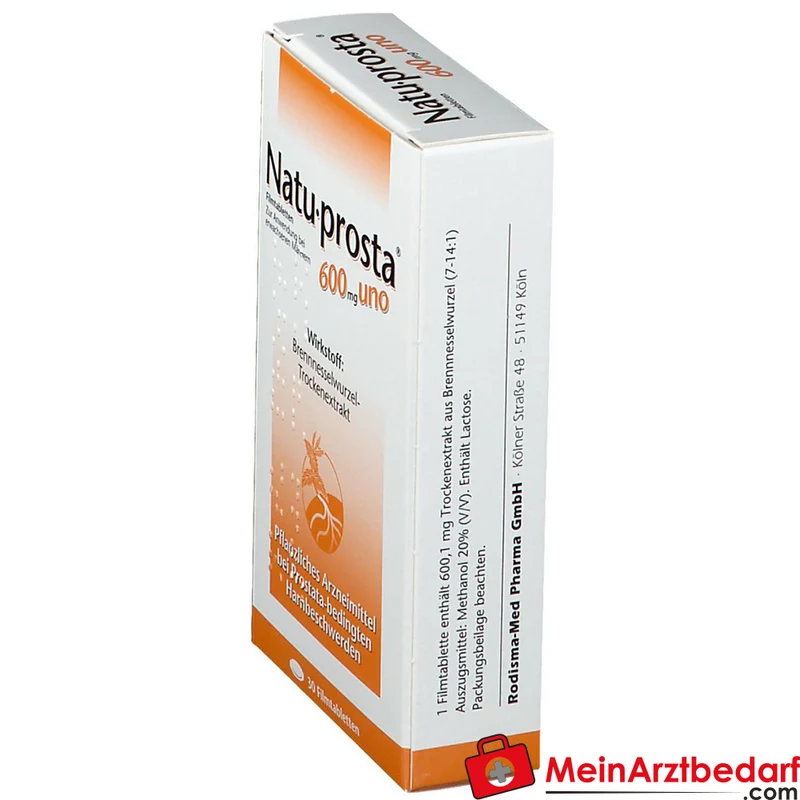 Rodisma-Med Natuprosta 600 mg uno Brennnesselwurzel-Trockenextrakt Filmtabletten, 100 St.