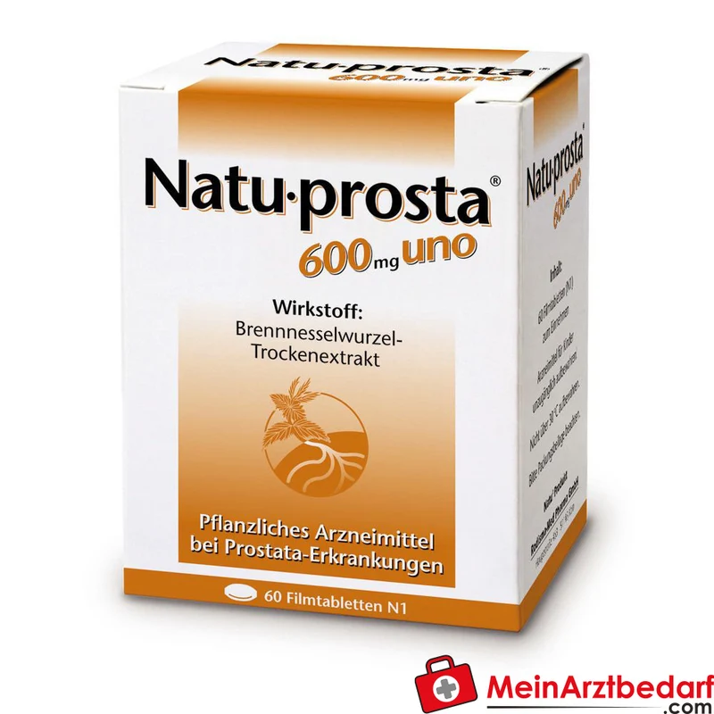 Rodisma-Med Natuprosta 600 mg uno Brennnesselwurzel-Trockenextrakt Filmtabletten, 100 St.