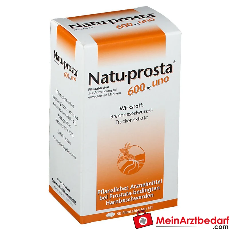 Rodisma-Med Natuprosta 600 mg uno Brennnesselwurzel-Trockenextrakt Filmtabletten, 100 St.