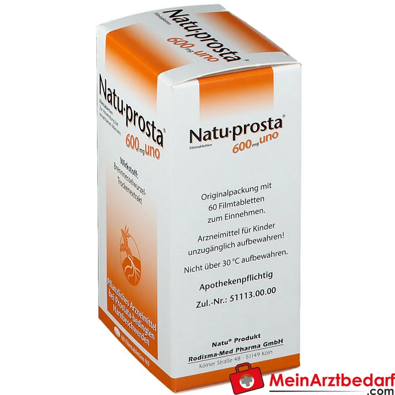 Rodisma-Med Natuprosta 600 mg uno Brennnesselwurzel-Trockenextrakt Filmtabletten, 100 St.