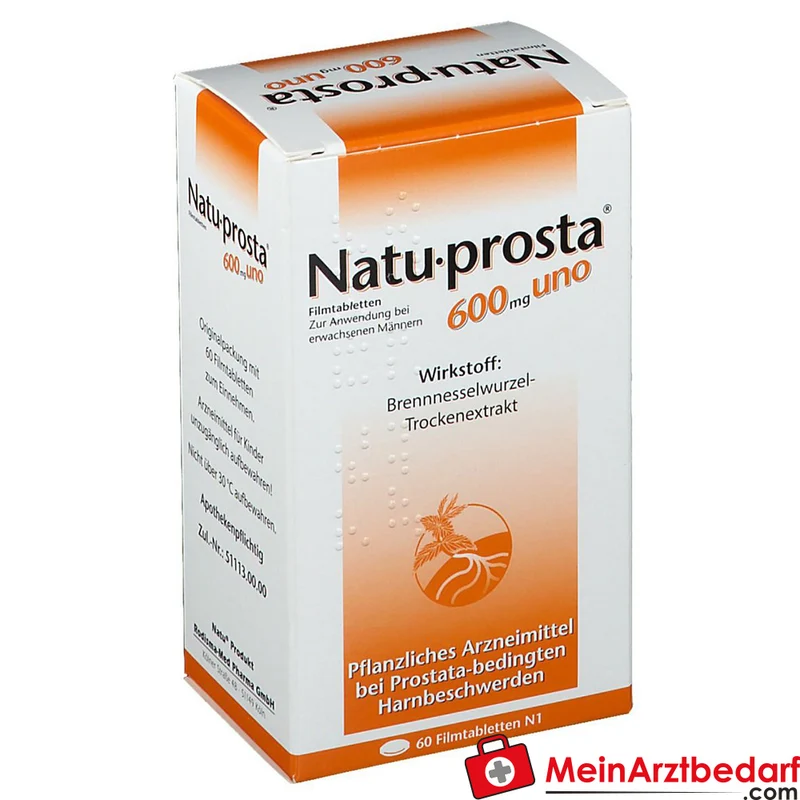 Rodisma-Med Natuprosta 600 mg uno Brennnesselwurzel-Trockenextrakt Filmtabletten, 100 St.