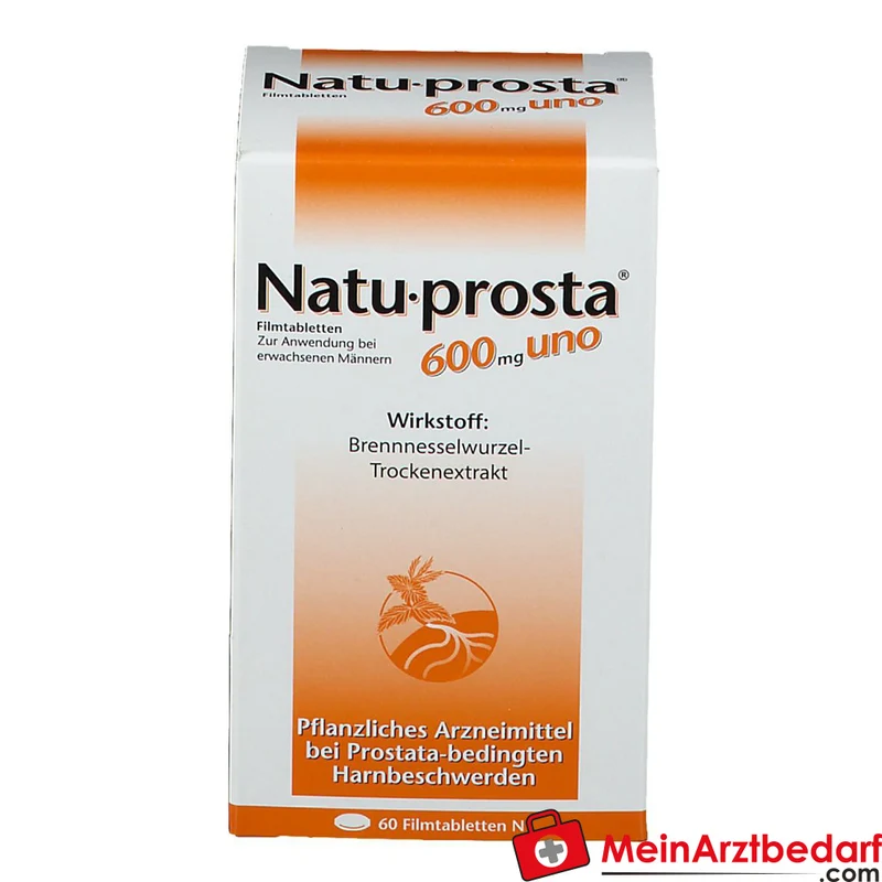 Rodisma-Med Natuprosta 600 mg uno Brennnesselwurzel-Trockenextrakt Filmtabletten, 100 St.