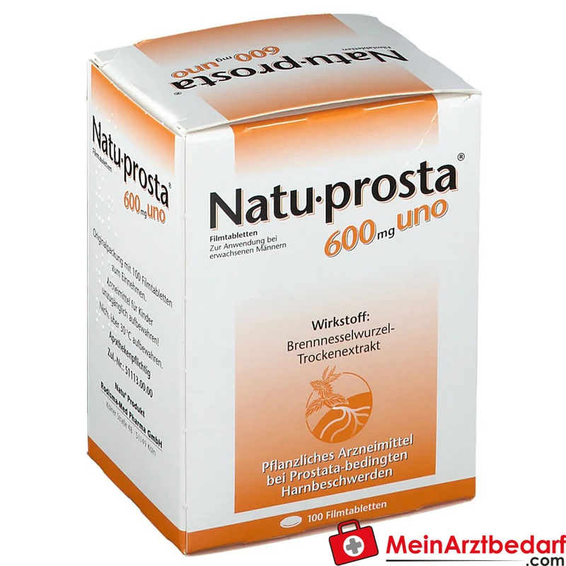 Rodisma-Med Natuprosta 600 mg uno Brennnesselwurzel-Trockenextrakt Filmtabletten, 100 St.