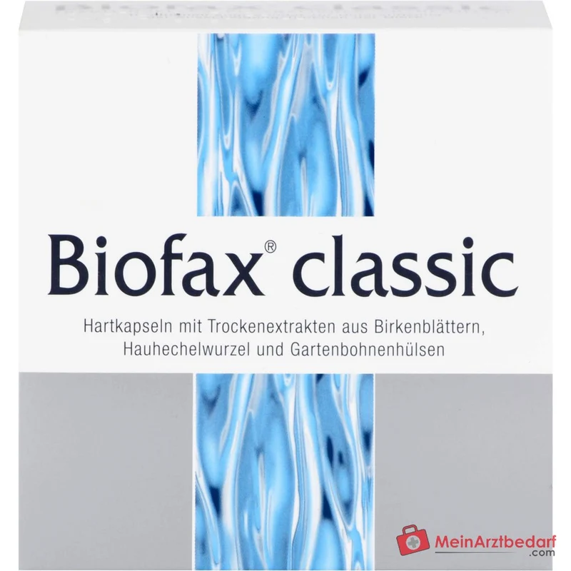 Strathmann Biofax classic Birkenblätter-Trockenextrakt / Hauhechelwurzel-Trockenextrakt / Bohnenschalen-Trockenextrakt Hartkapseln, 60 St.