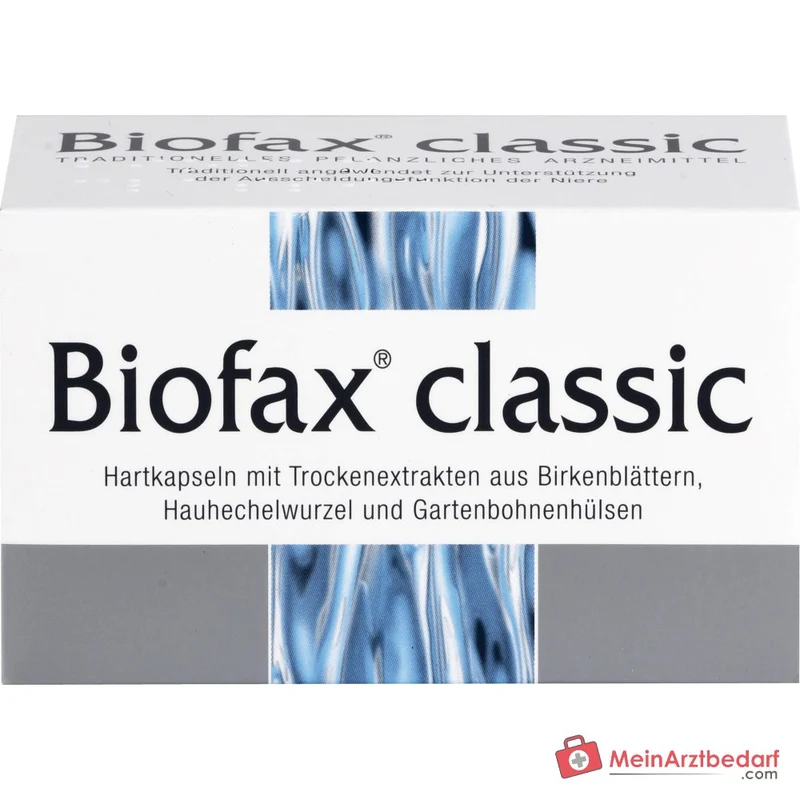 Strathmann Biofax classic Birkenblätter-Trockenextrakt / Hauhechelwurzel-Trockenextrakt / Bohnenschalen-Trockenextrakt Hartkapseln, 60 St.