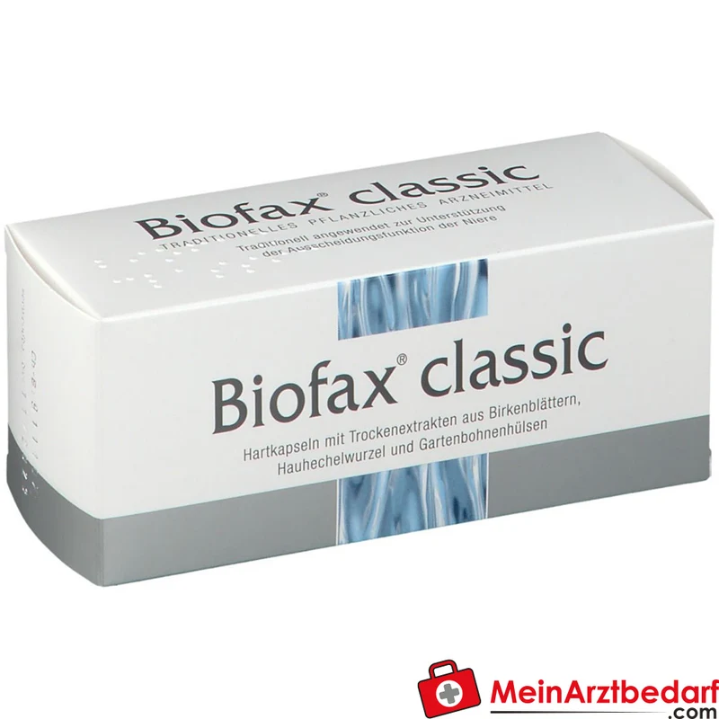 Strathmann Biofax classic Birkenblätter-Trockenextrakt / Hauhechelwurzel-Trockenextrakt / Bohnenschalen-Trockenextrakt Hartkapseln, 60 St.