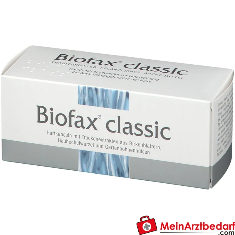 Strathmann Biofax classic Birkenblätter-Trockenextrakt / Hauhechelwurzel-Trockenextrakt / Bohnenschalen-Trockenextrakt Hartkapseln, 60 St.