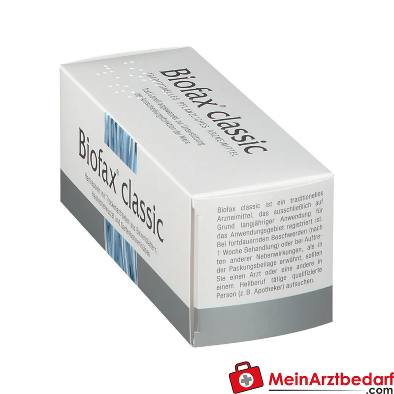 Strathmann Biofax classic Birkenblätter-Trockenextrakt / Hauhechelwurzel-Trockenextrakt / Bohnenschalen-Trockenextrakt Hartkapseln, 60 St.