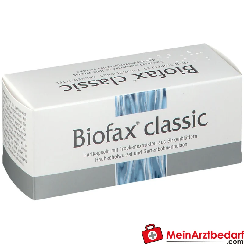 Strathmann Biofax classic Birkenblätter-Trockenextrakt / Hauhechelwurzel-Trockenextrakt / Bohnenschalen-Trockenextrakt Hartkapseln, 60 St.