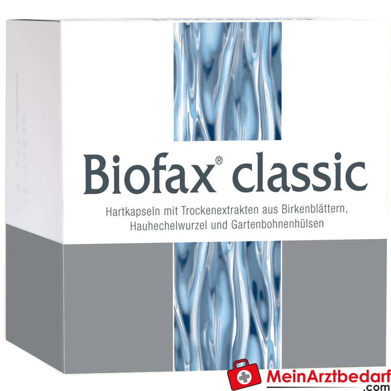 Strathmann Biofax classic Birkenblätter-Trockenextrakt / Hauhechelwurzel-Trockenextrakt / Bohnenschalen-Trockenextrakt Hartkapseln, 60 St.