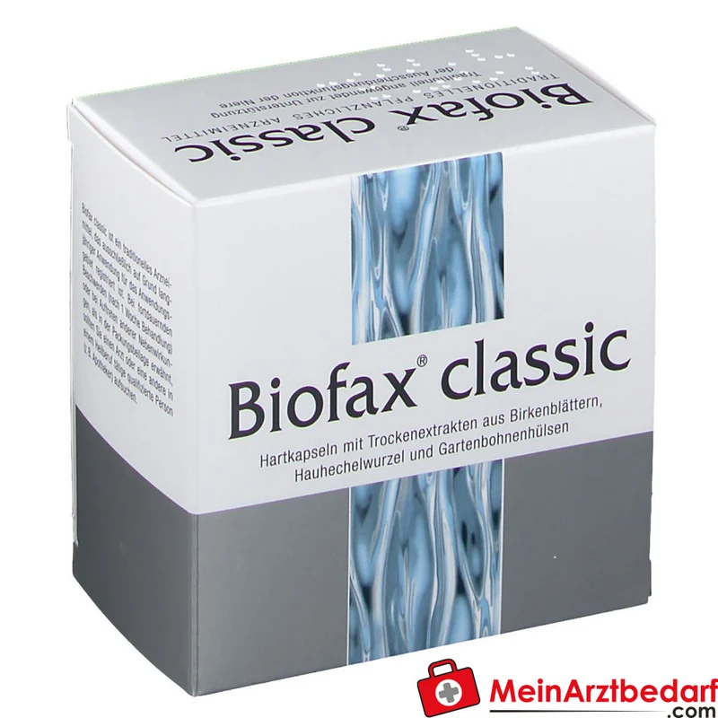 Strathmann Biofax classic Birkenblätter-Trockenextrakt / Hauhechelwurzel-Trockenextrakt / Bohnenschalen-Trockenextrakt Hartkapseln, 60 St.