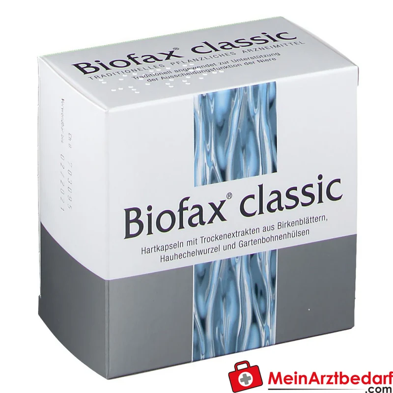 Strathmann Biofax classic Birkenblätter-Trockenextrakt / Hauhechelwurzel-Trockenextrakt / Bohnenschalen-Trockenextrakt Hartkapseln, 60 St.