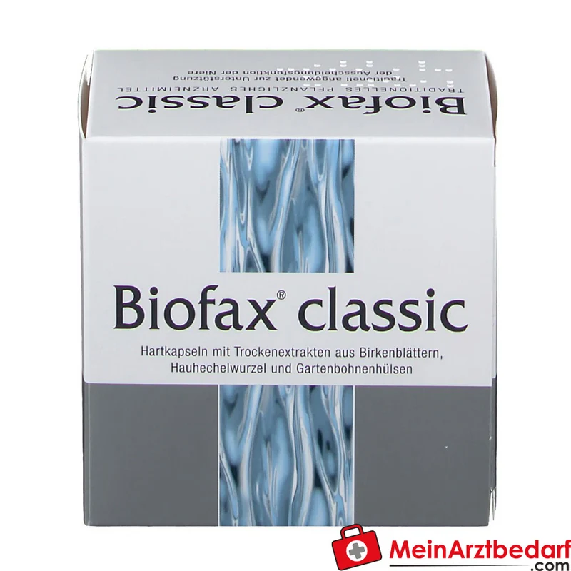 Strathmann Biofax classic Birkenblätter-Trockenextrakt / Hauhechelwurzel-Trockenextrakt / Bohnenschalen-Trockenextrakt Hartkapseln, 60 St.