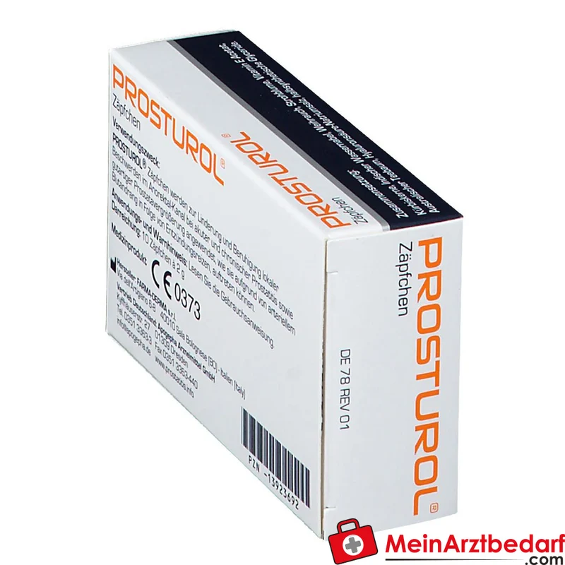 Prosturol Kürbiskerne / Indischer Wassernabel / Weihrauch / Strohblume / Vitamin E / Australischer Teebaum / Hyaluronsäure Zäpfchen, 10 St.