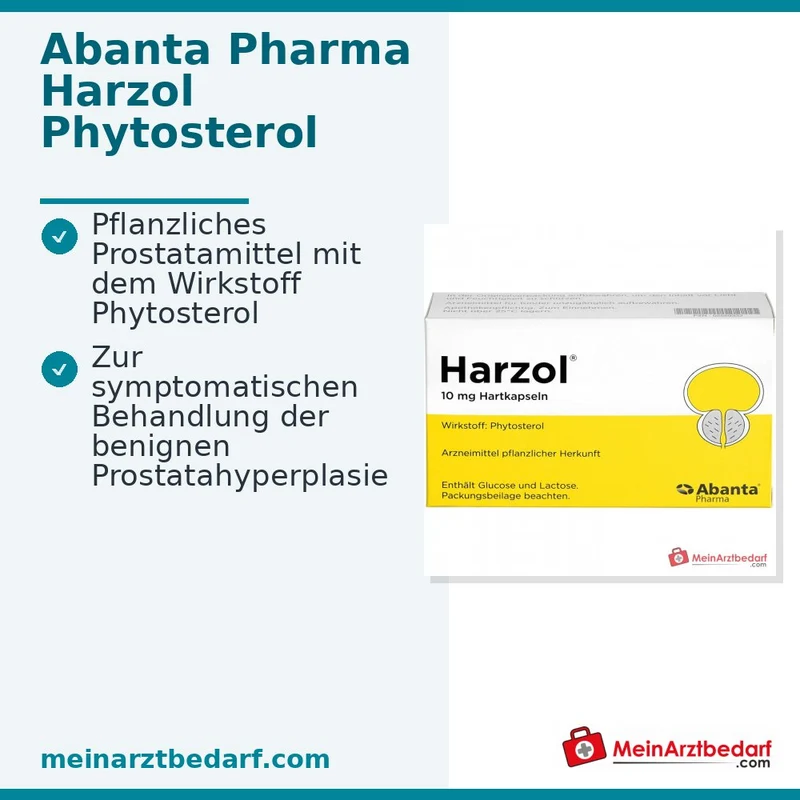Abanta Pharma Harzol Phytosterol Hartkapseln, 100 St.